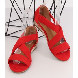 Sandali espadrillas rosso 9R72 Red 1
