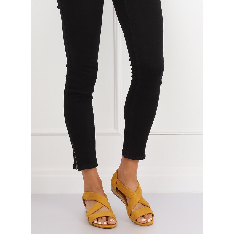 Sandali espadrillas gialli 9R72 Giallo 2