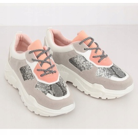Scarpe sportive grigie LV88P Snake grigio 1