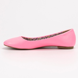 SHELOVET Ballerine casual rosa 1