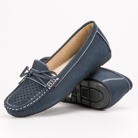 SHELOVET Mocassini casual blu 1