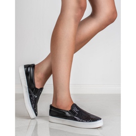 SHELOVET Slipon Con Paillettes nero 2