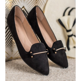 SHELOVET Ballerina In Spitz nero 2