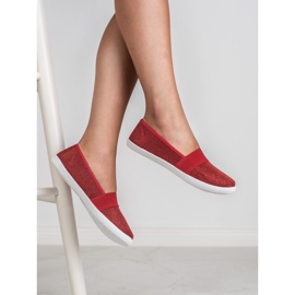 Renda Scarpe da ginnastica glitterate rosso 2