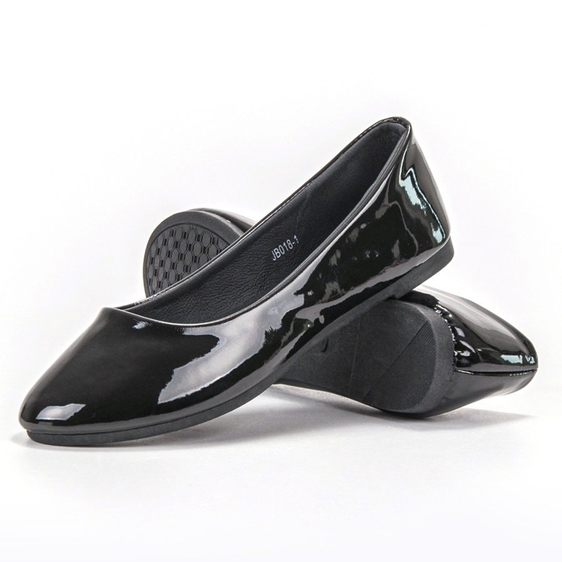 Ballerine VICES laccate nero 1
