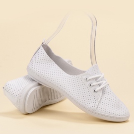 SHELOVET Sneakers in ecopelle bianco 1