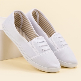 Balada Sneakers slip-on bianco 1