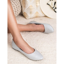 Ballerine glitterate VINCEZA grigio 2