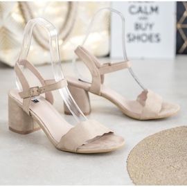 Sandali VICES in camoscio marrone 2
