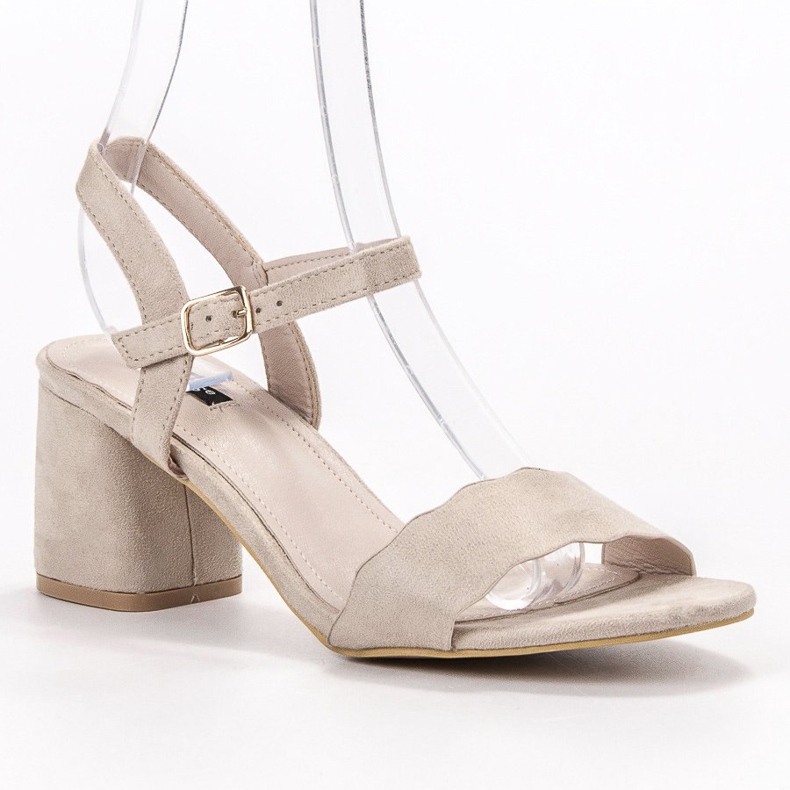 Sandali VICES in camoscio marrone 1