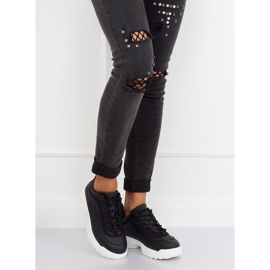 Scarpe sportive nere D1909 NERO/BIANCO 1