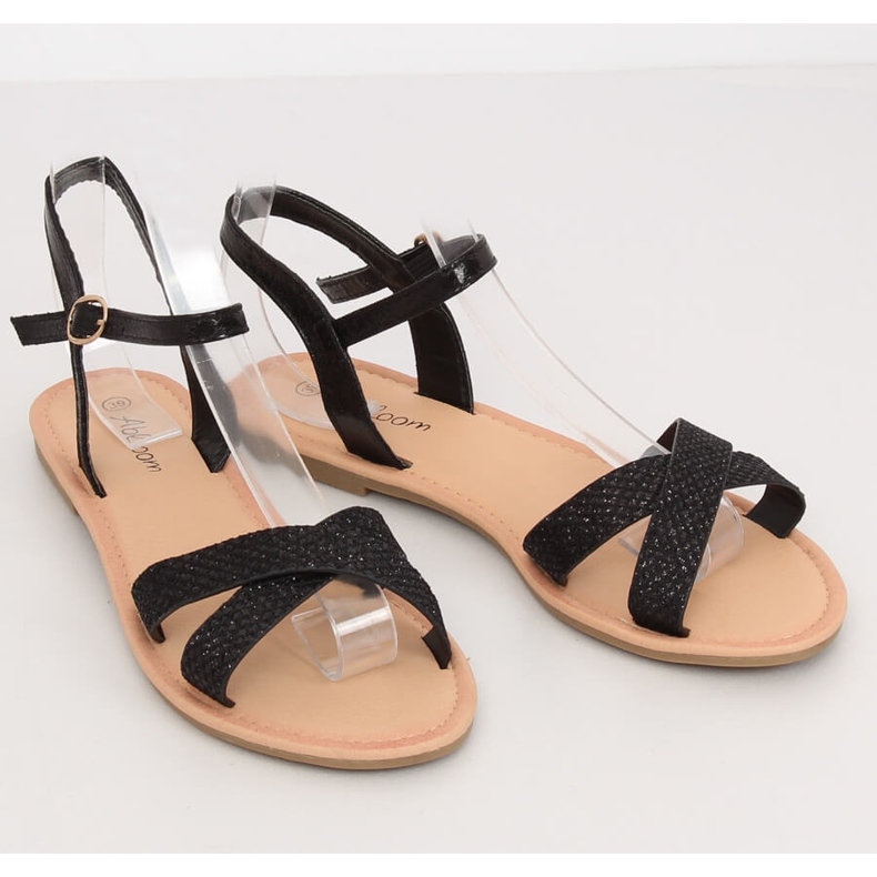 Sandali neri e da donna WL282 Black nero 2