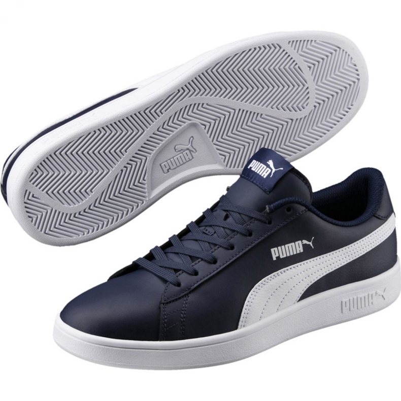Scarpe Puma Smash v2 LM 365215 05 blu navy 2