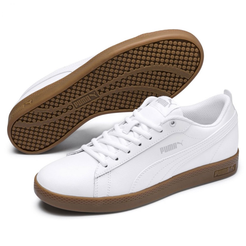 Puma Smash v2 LW 365208 12 scarpe bianche bianco 2