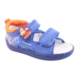 Sandali da bambino blu American Club TEN36 arancia 1