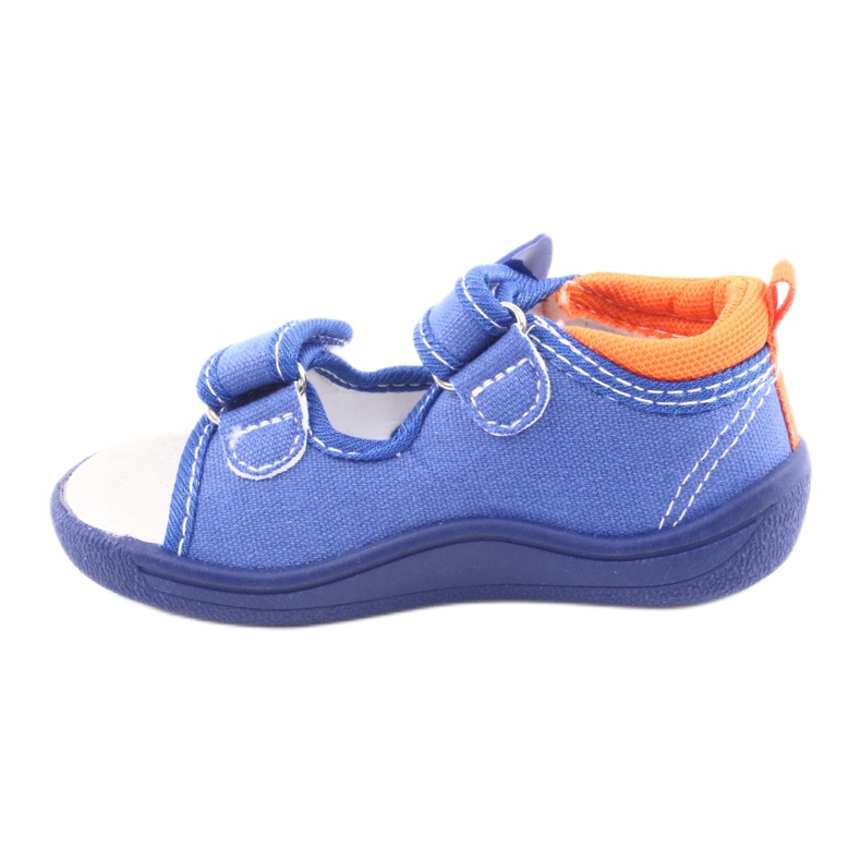 Sandali da bambino blu American Club TEN36 arancia 2