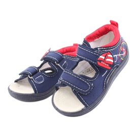 Sandali da bambino blu navy American Club TEN36 rosso 3