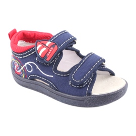 Sandali da bambino blu navy American Club TEN36 rosso 1