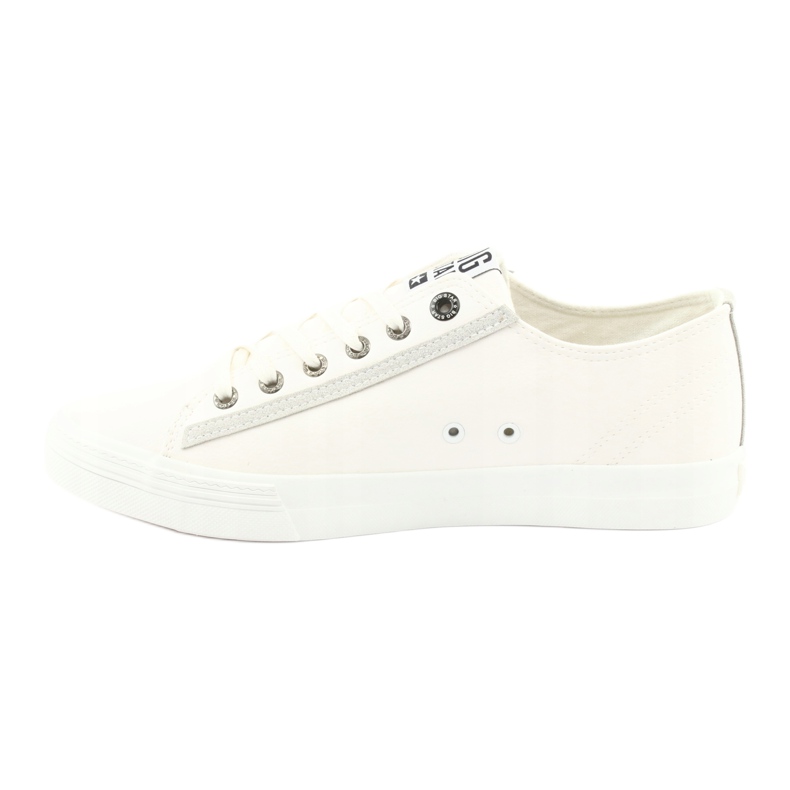 Big Star Białe Half-Tropecs degli uomini 174074 con Eco-Leather bianco 1