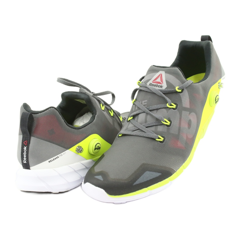 Scarpe da allenamento Reebok ZPump Fusion 2.0 M V68290 grigio verde 4