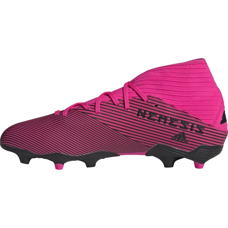 Scarpe da calcio adidas Nemeziz 19.3 Fg M F34388 rosa nero 1