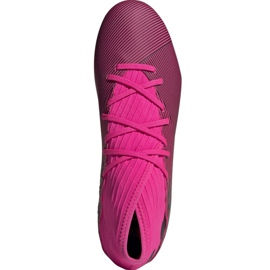 Scarpe da calcio adidas Nemeziz 19.3 Fg M F34388 rosa nero 2