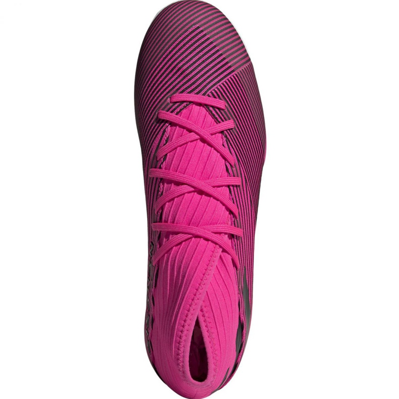 Scarpe da calcio adidas Nemeziz 19.3 In M F34411 rosa grigio nero 2