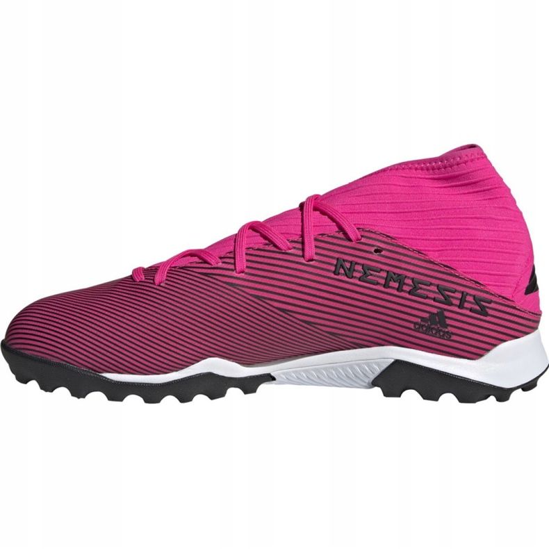 Scarpe da calcio adidas Nemeziz 19.3 Tf M F34426 rosa nero 1