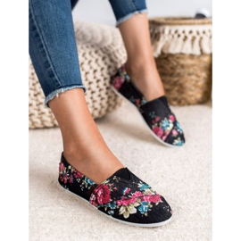 SHELOVET Scivoloso tra i fiori nero multicolore 2
