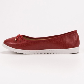 Comer Eleganti ballerine bordeaux rosso 1