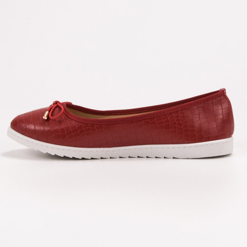 Comer Eleganti ballerine bordeaux rosso 1
