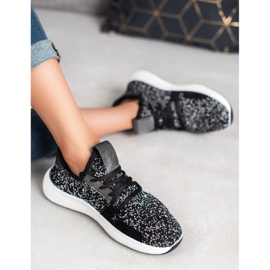 SHELOVET Scarpe sportive slip-on nero 1