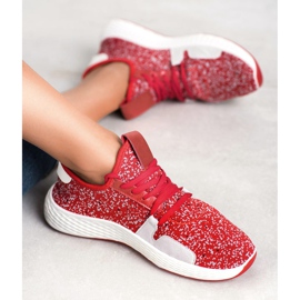 SHELOVET Scarpe sportive slip-on rosso 1
