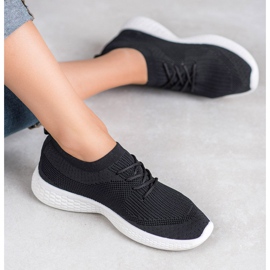 SHELOVET Scarpe sportive slip-on nero 1