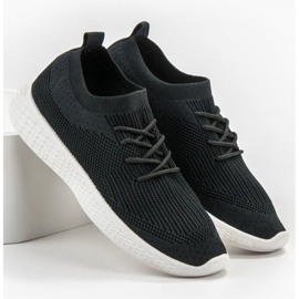 SHELOVET Scarpe sportive slip-on nero 2