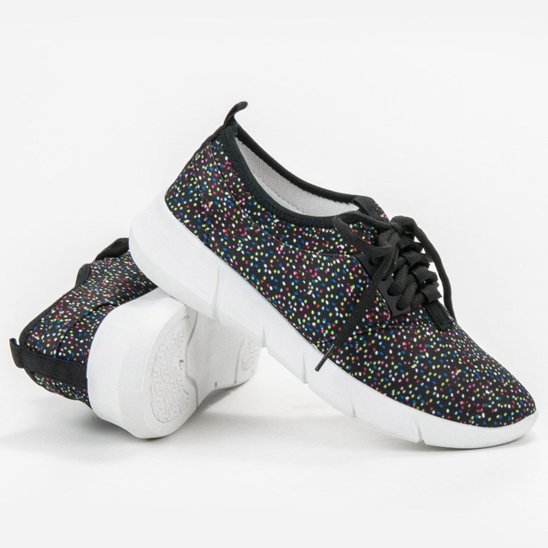 Bona Scarpe Sportive Con Pois nero 1