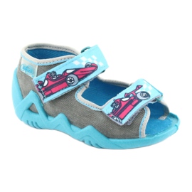 Scarpe per bambini Befado 250P085 blu grigio 1