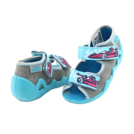 Scarpe per bambini Befado 250P085 rosso blu grigio 4