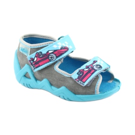 Scarpe per bambini Befado 250P085 rosso blu grigio 1