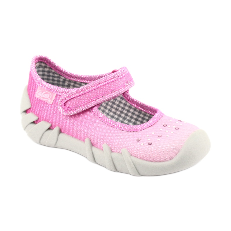 Scarpe per bambini Befado 109P171 rosa grigio 1