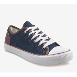 Sneakers uomo blu navy DD50-40 1