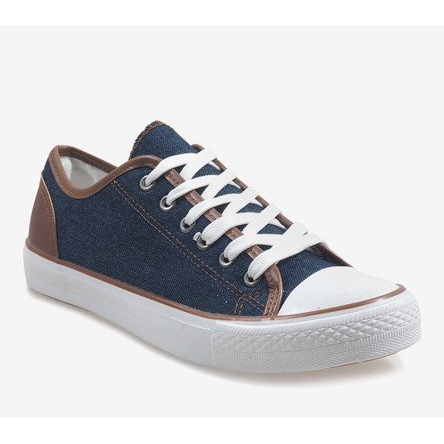 Sneakers uomo blu navy DD50-40 1