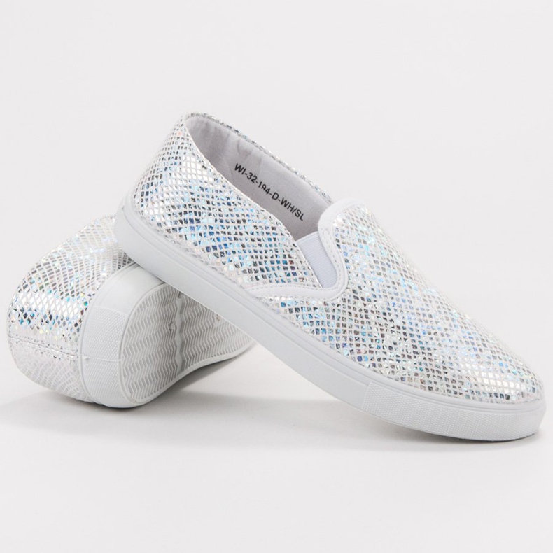 SHELOVET Scarpe da ginnastica slip-on alla moda grigio 1