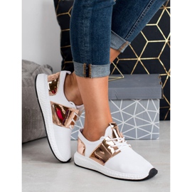 SHELOVET Scarpe sportive alla moda bianca 2