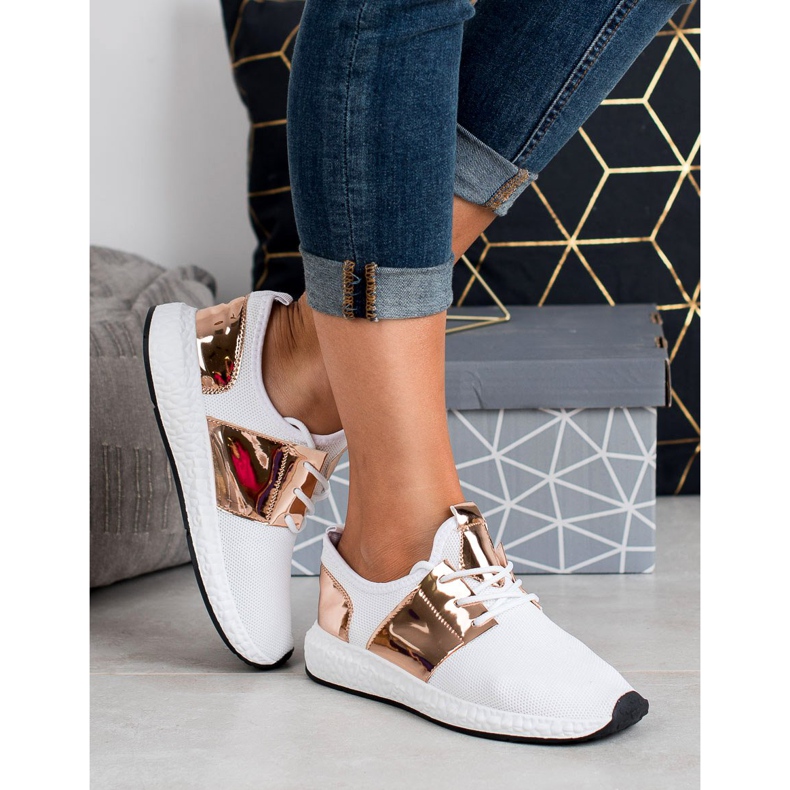 SHELOVET Scarpe sportive alla moda bianca 2