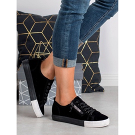 SHELOVET Scarpe da ginnastica nere nero verde 1
