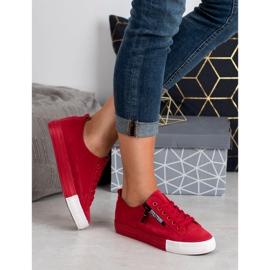 SHELOVET Scarpe da ginnastica rosse rosso 2