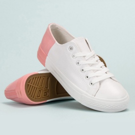 SHELOVET Sneakers Con Ecopelle bianco 2
