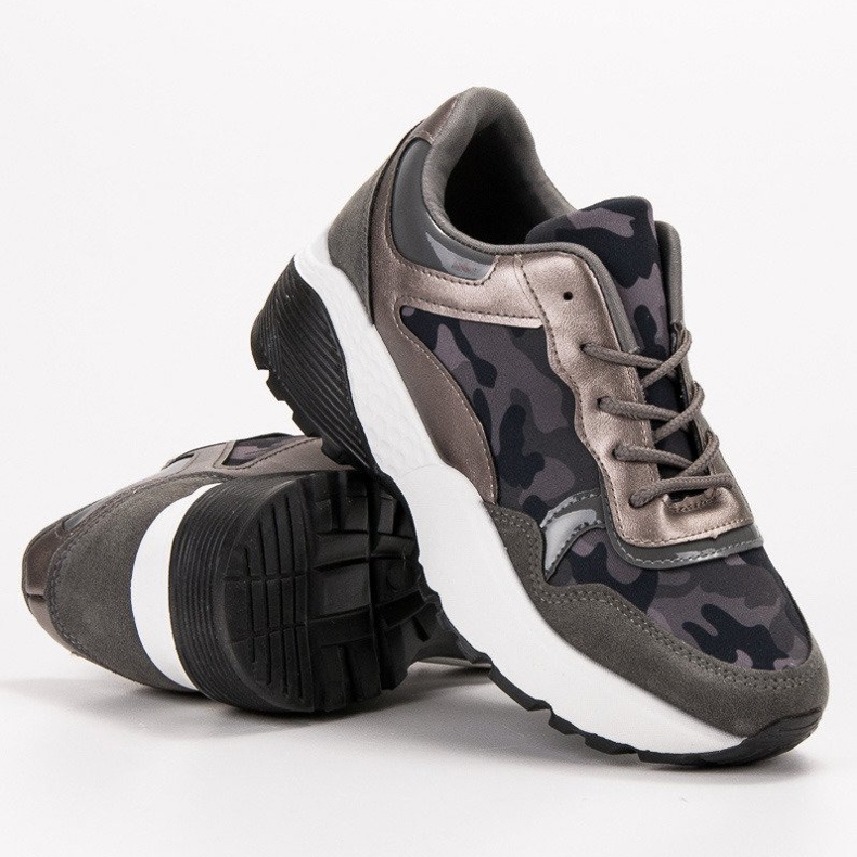 SHELOVET Sneakers Moro grigio multicolore 2