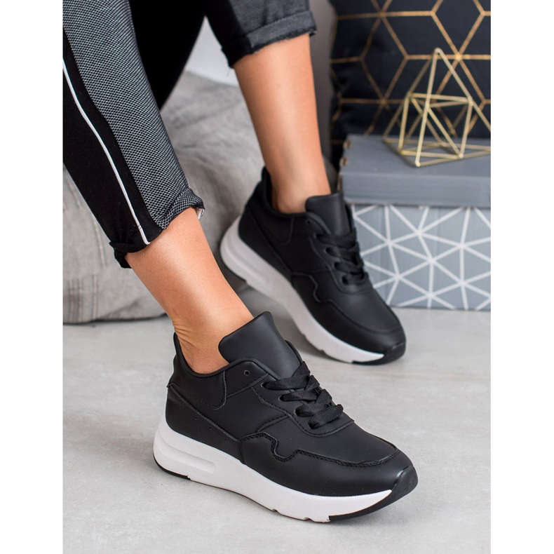 SHELOVET Scarpe da ginnastica nere nero 1